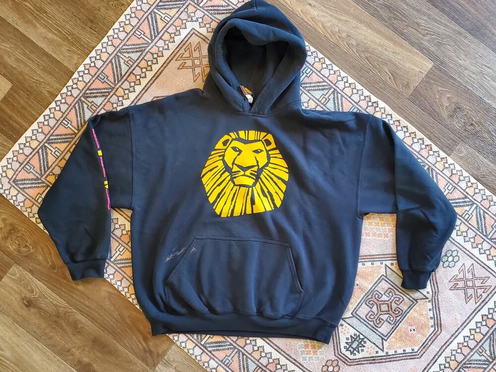 The Lion King The Musical Black Hoodie XL